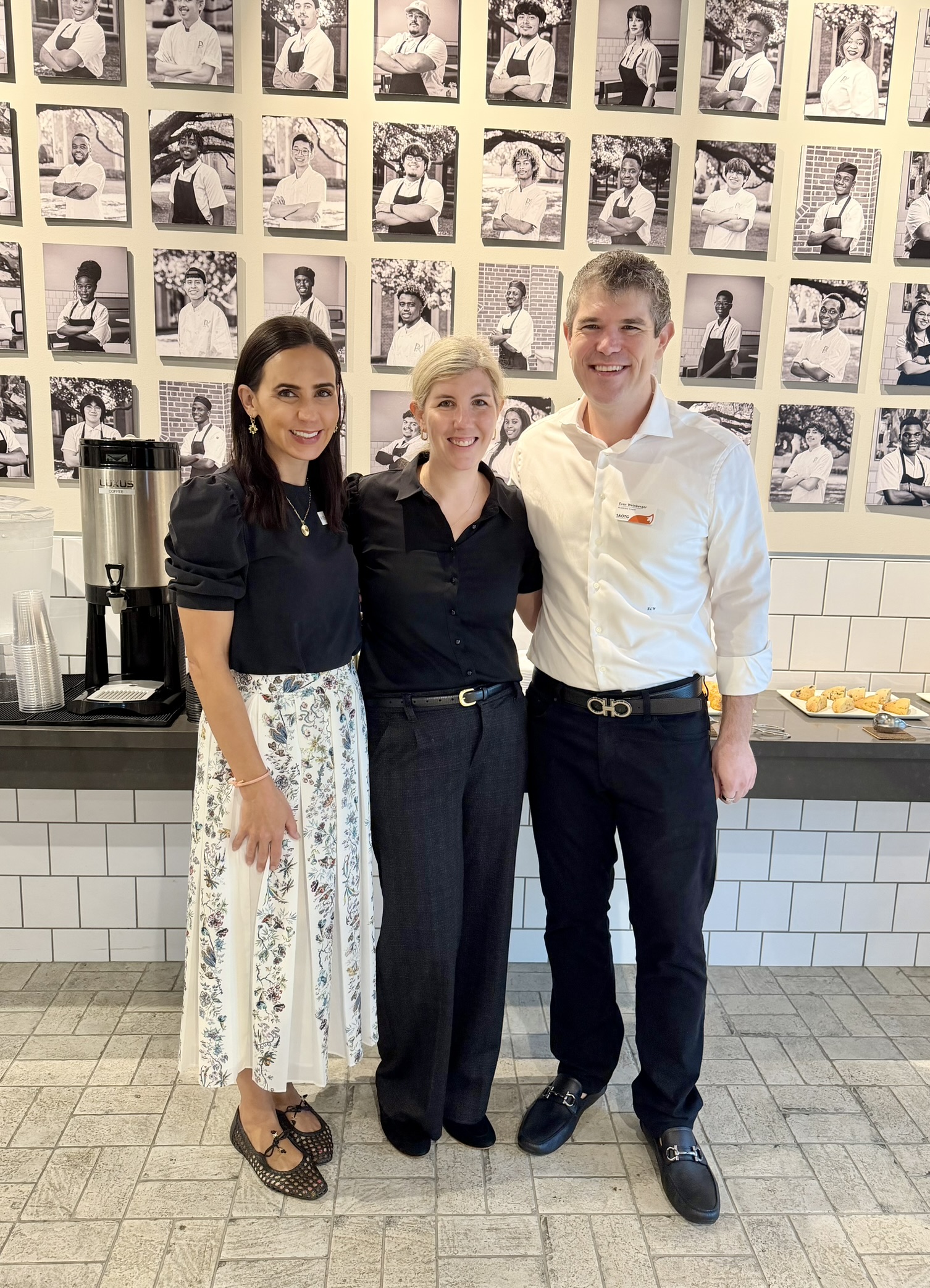 Liz Ross, Leah Clionsky, and Evan Weinberger together at a Common Grounds event